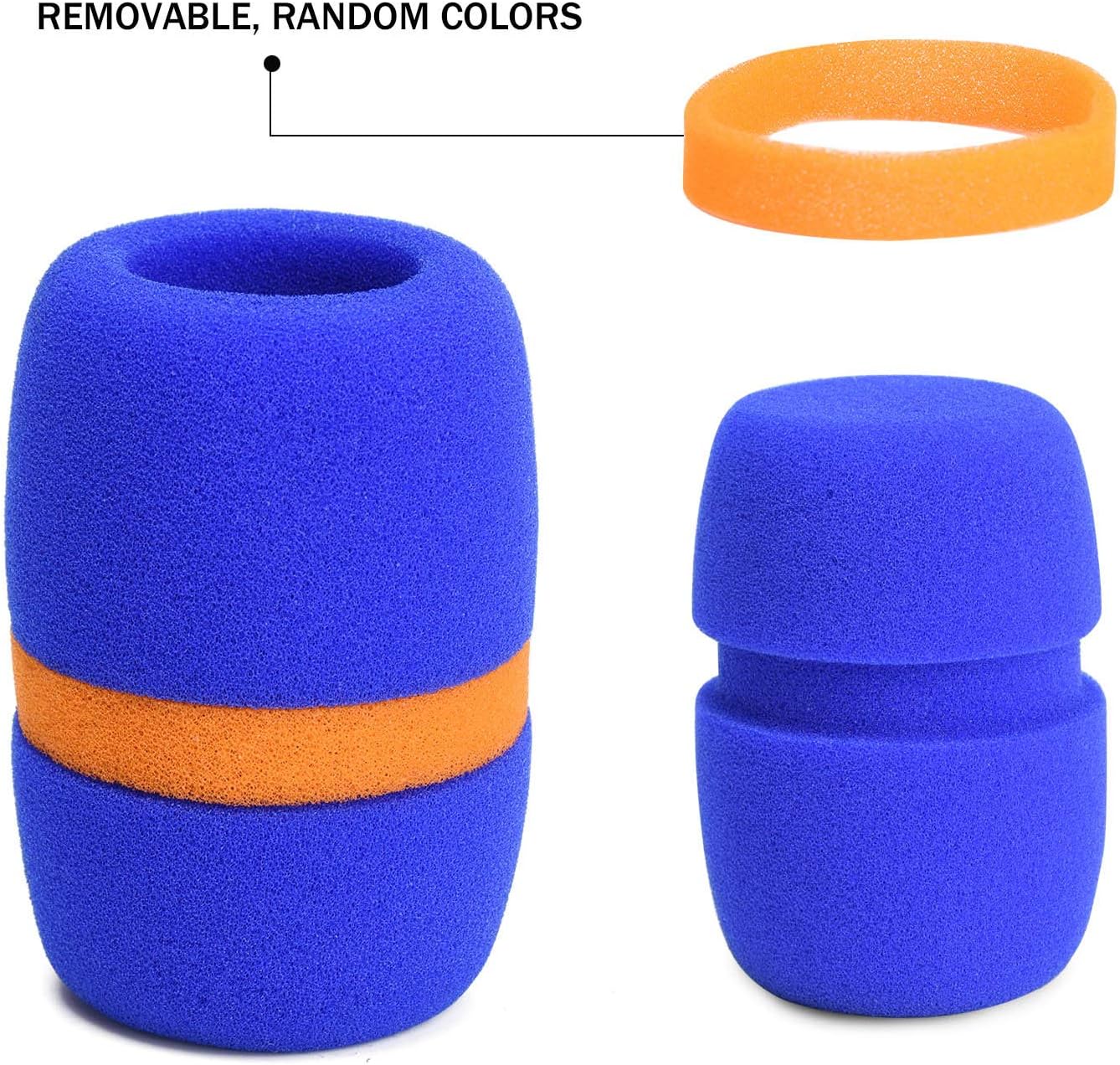 10 Pack Colorful Foam Mic Cover Handheld Microphone Windscreen, Foam ...
