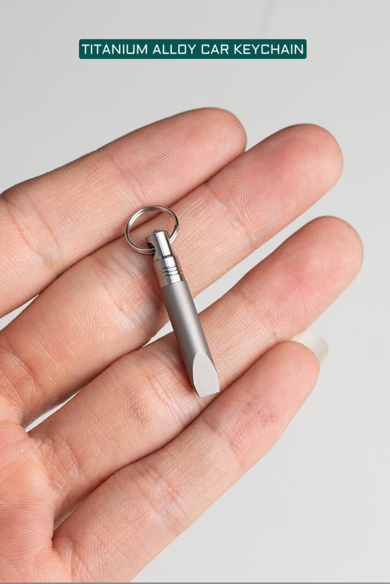 CNEDC Titanium Alloy Card Reader Mini Pry Bar Keychain Mobile SIM Card ...