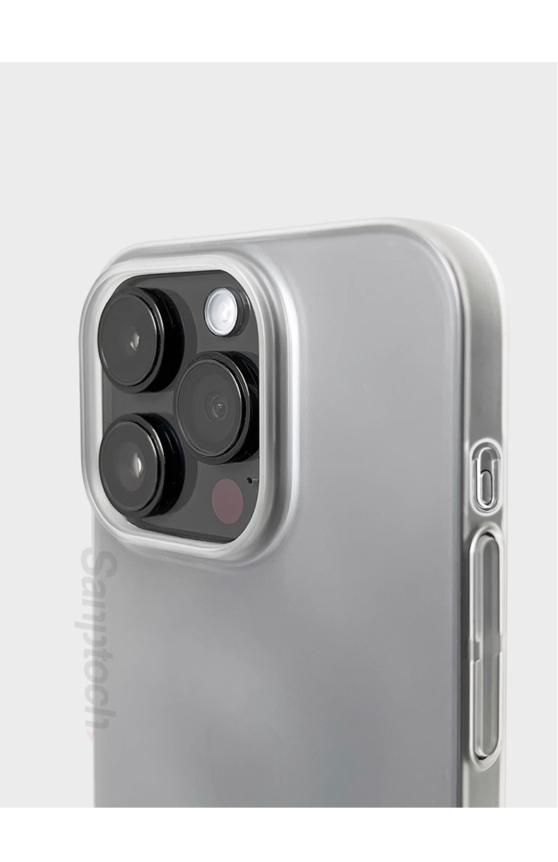 Sanptoch Ultra Slim Crystal Clear Phone Case For iPhone 16 / 15 / 14