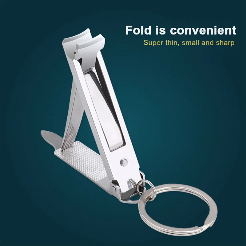 Compact Nail Clippers Foldable Nail Cutters Manicure Tools Portable ...