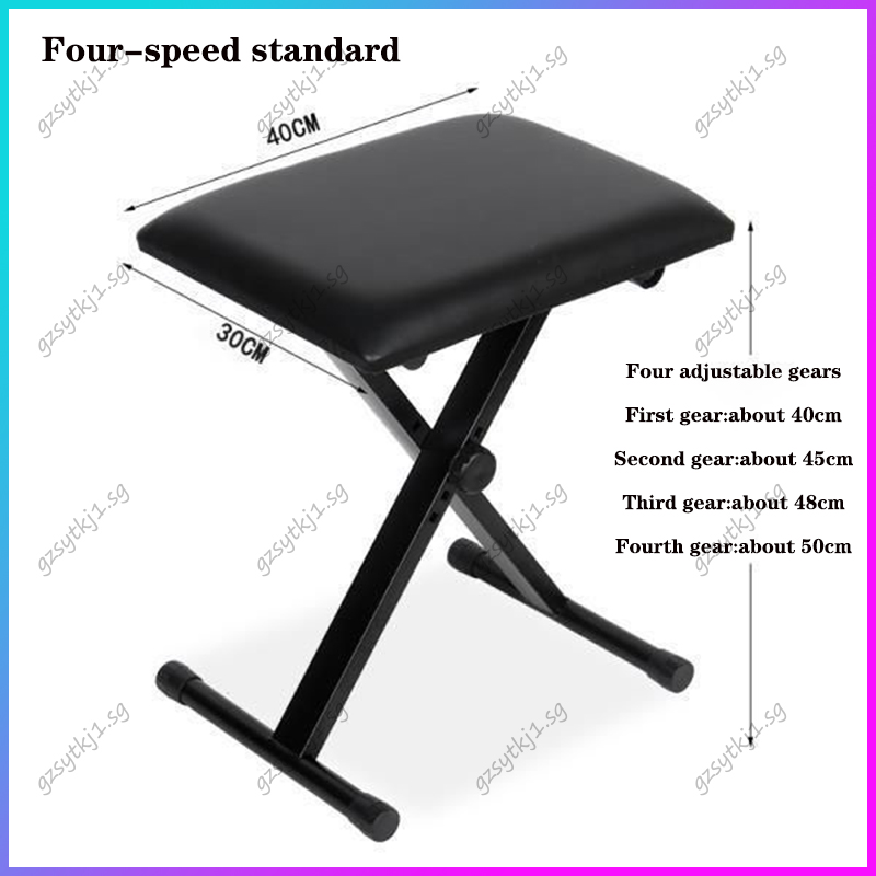 Qindeng Foldable Piano Stool Electronic Organ Stool/Electric Piano ...