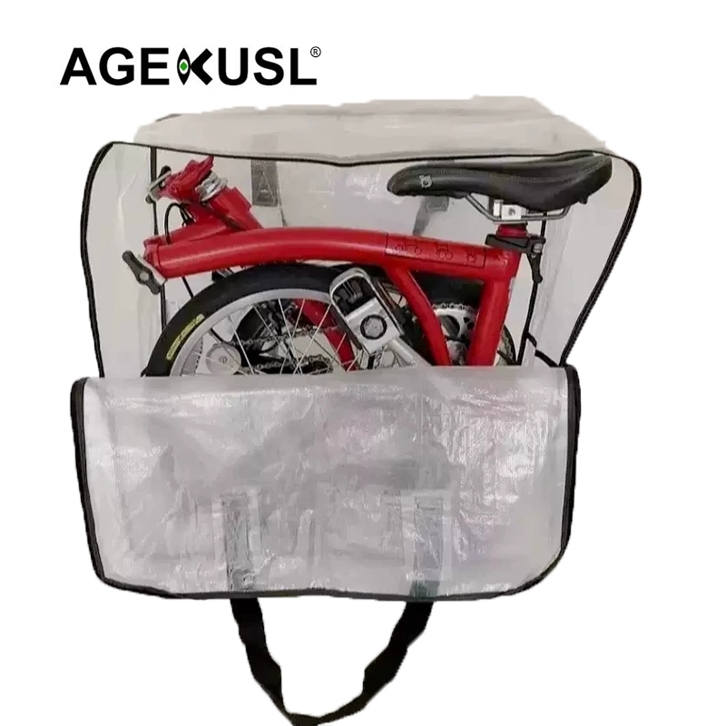 AGEKUSL Folding Bike Loading Bag Collapsible Carrying Transport Storage ...