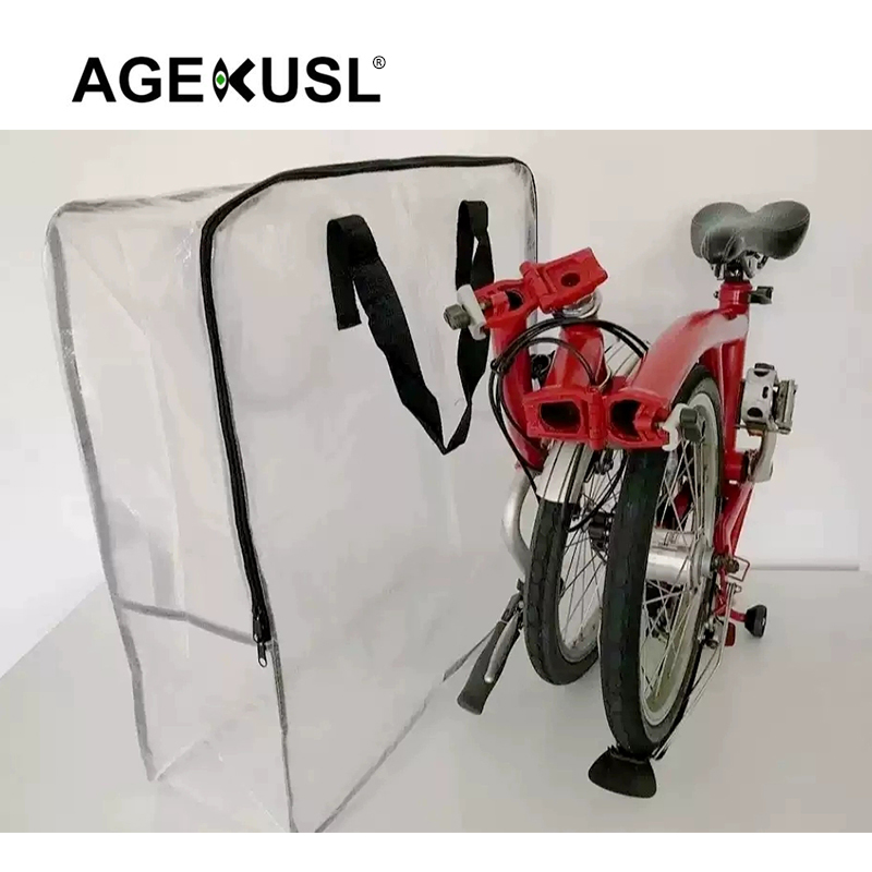 AGEKUSL Folding Bike Loading Bag Collapsible Carrying Transport Storage ...