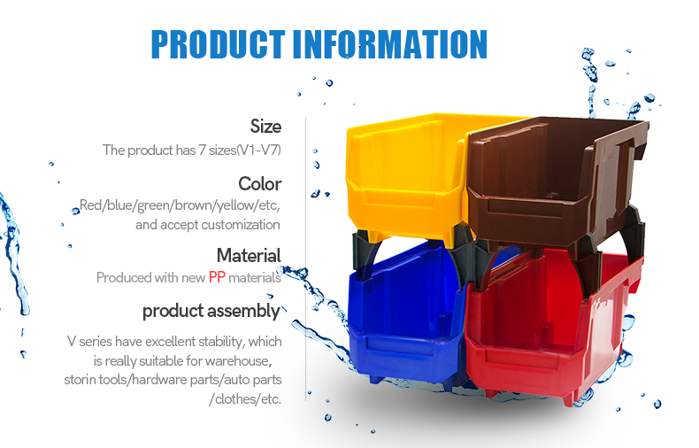 LEADLOONG-V Series | Stackable Combinable Tools Storage Box Parts Bins ...