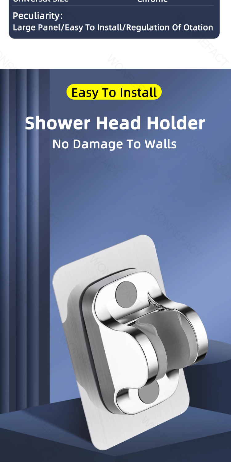 Luxury Bathroom Handheld Shower Head 3 Modes Adjustable High Pressure ...