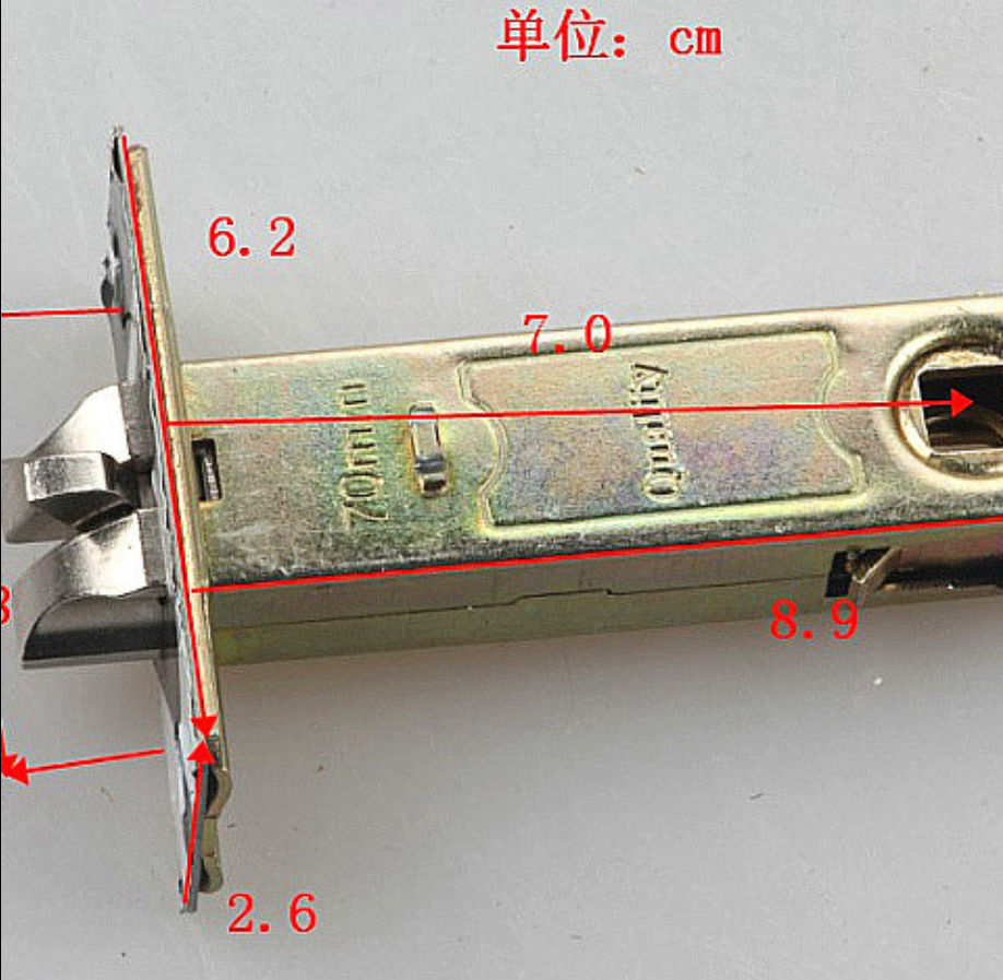【现货】51mm50mm55mm60mm latch insert cylinder latch cylinder lock body ...