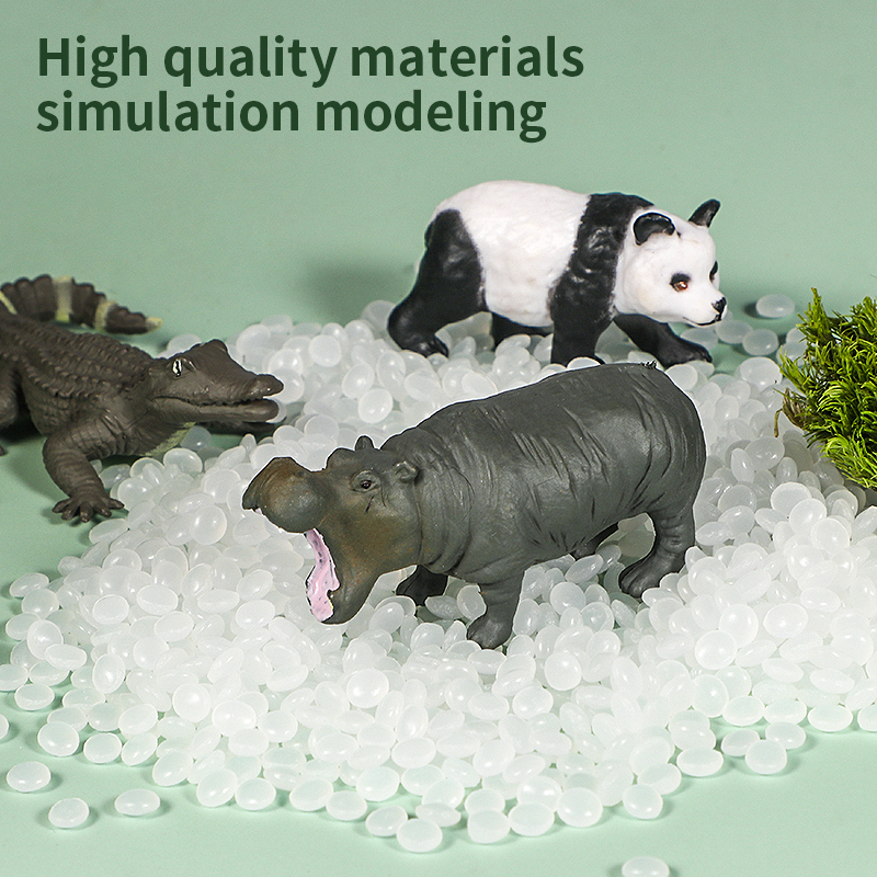 12pcs Mini Small Jungle Animal Set Realistic Wild Plastic Animals ...