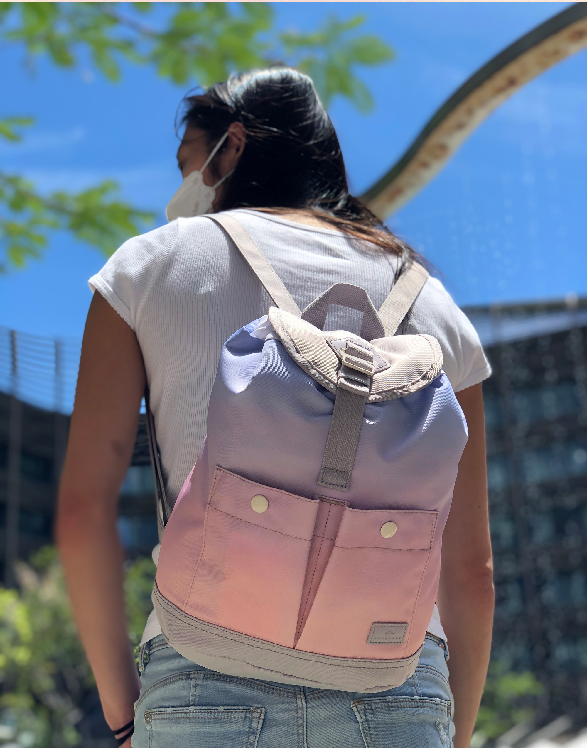doughnut unisex montana mini backpack Stripe Adult Fashion Taiwan Design Brand | DOUGHNUTMONTANA