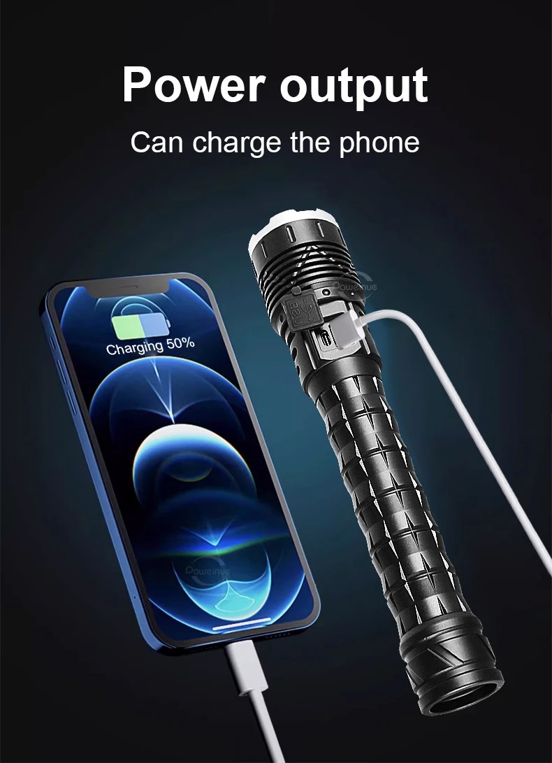 2024 flashtlight water proof torchlight powerful 1000000lm japan ...