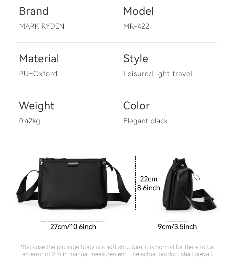 MARK RYDEN Sling Bag Men Messenger Bag | Shopee Singapore
