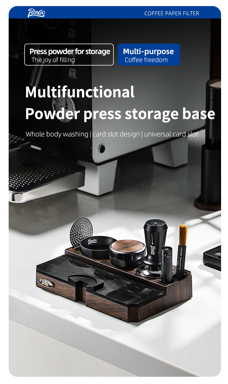 BINCOO Multi-function Powder Base Espresso Machine Powder Distributor ...