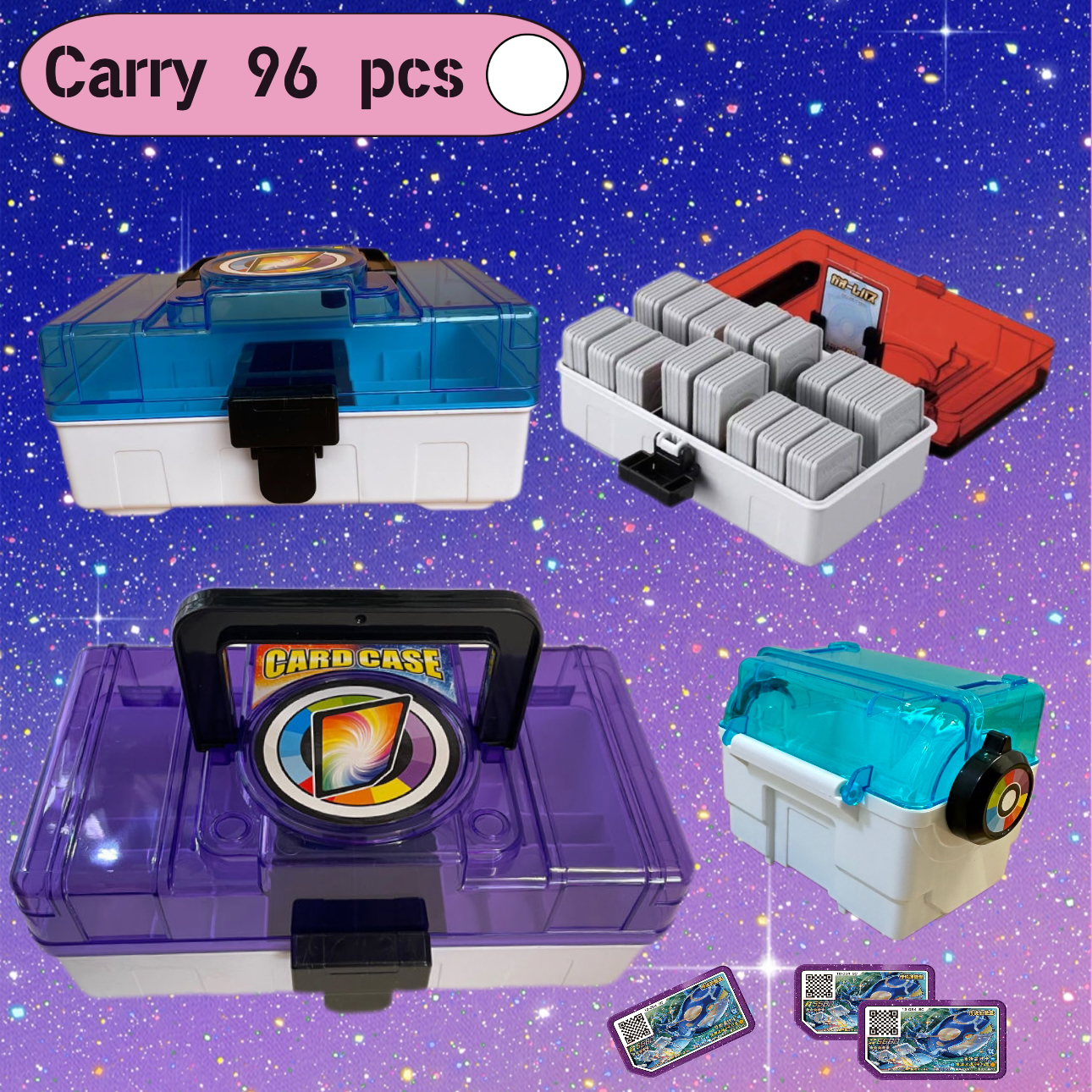 [Ready Stock] Pokémon Plus Aole Card Storage Box Portable Card Storage ...