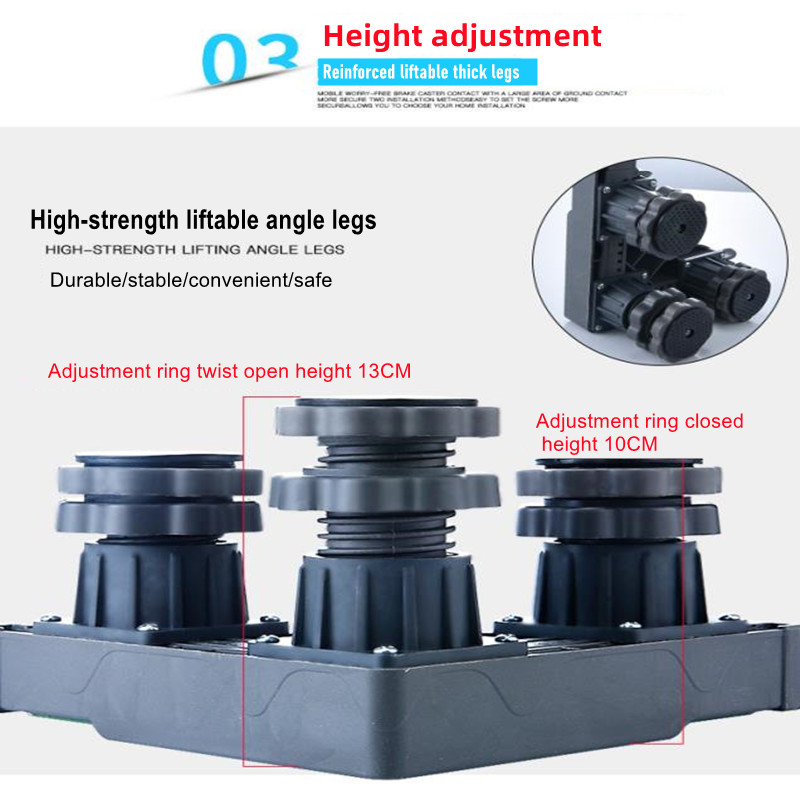 [SG SELLER LOCAL STOCK]Movable Base Wheel Heavy Duty Load Up to 500kg ...