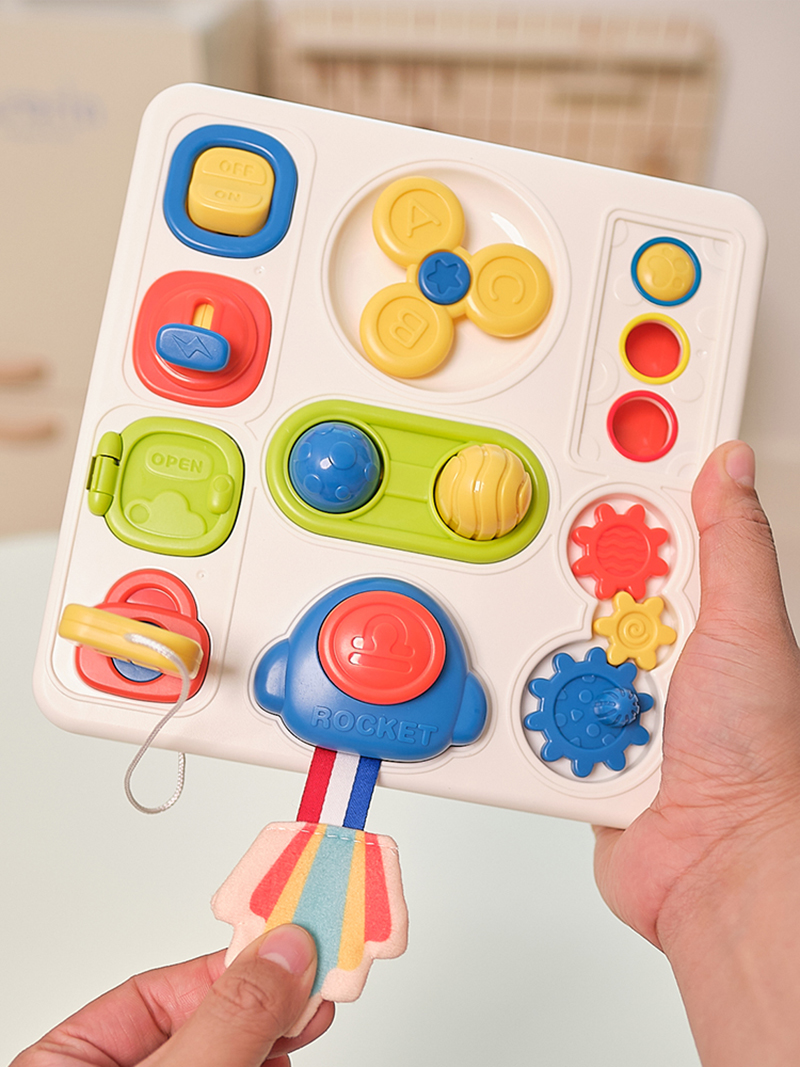 Busy Board For Toddlers Fine Motor Skills Montessori Toys Door Lock ...