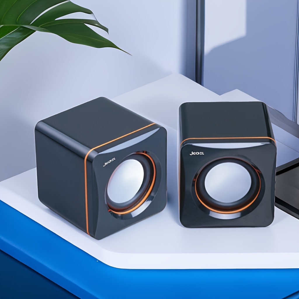 CK4 Stereo Speaker System With Small-Sized Volume Control And 3.5mm ...