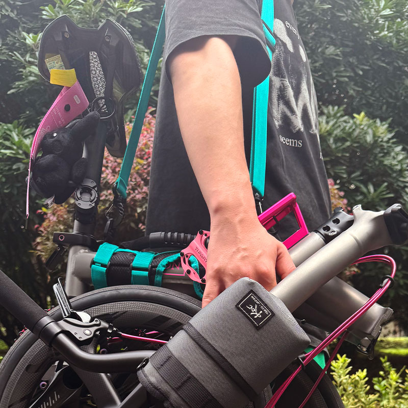 Folding Bicycle Carrier Handle Hand Grip For Brompton Cycling Bike ...