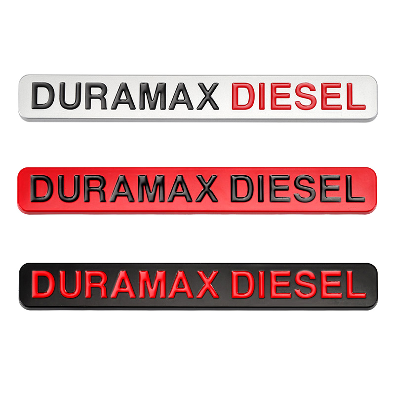 Creative DURAMAX DIESEL DIESEL Engine Three-Dimensional Metal Car Label ...
