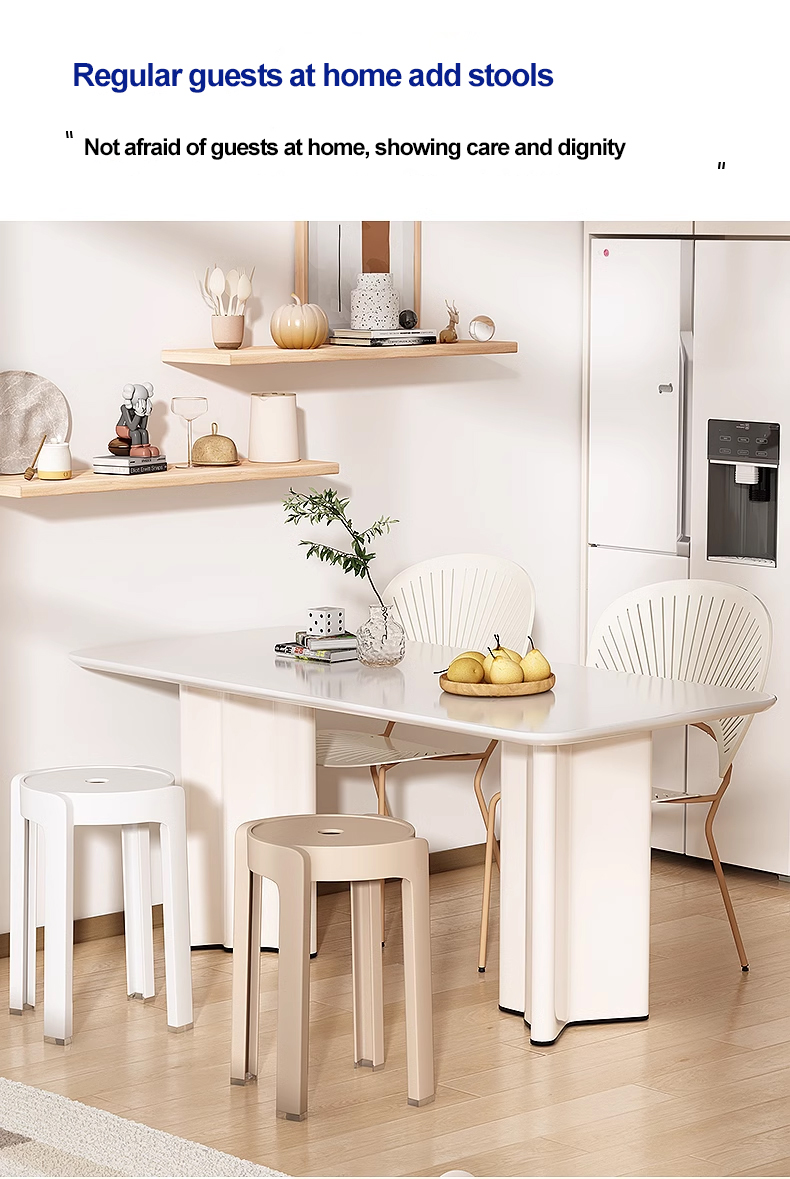 SG Seller Upgraded Stackable Designer Modern Plastic Stool Chair Multi ...