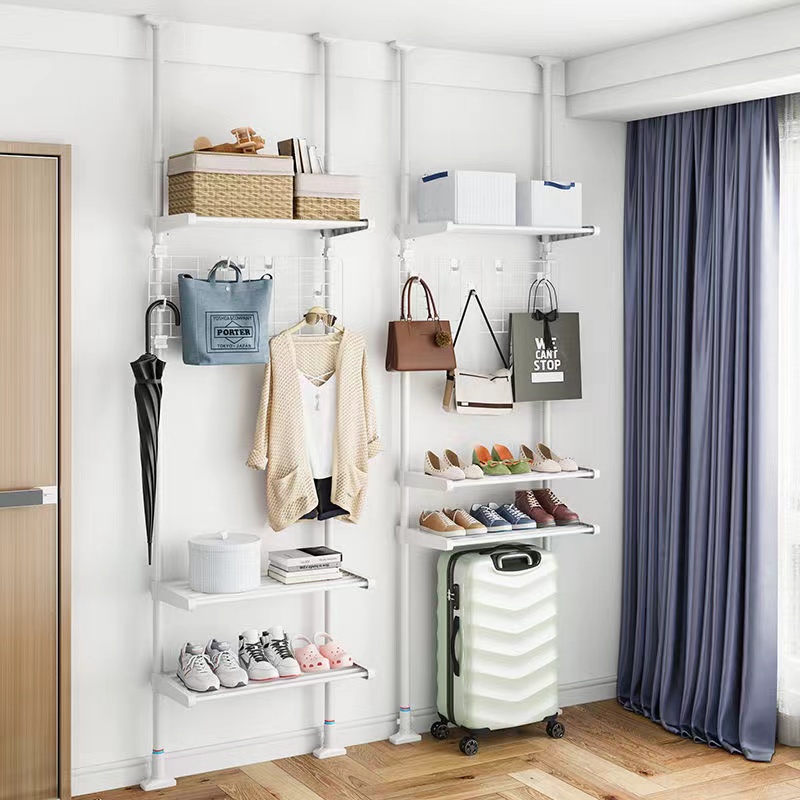 Height Adjustable Storage Rack Organizer Shelf Shoe Rack Bathroom ...