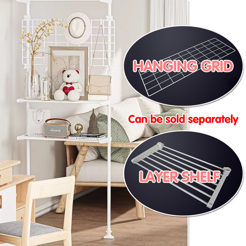 Height Adjustable Storage Rack Organizer Shelf Shoe Rack Bathroom ...