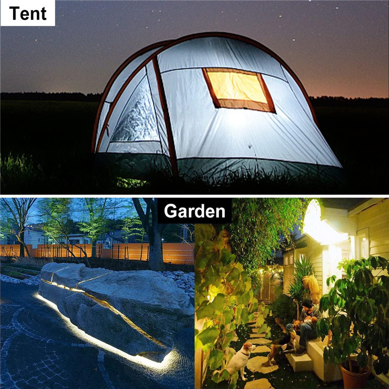 Portable 5V COB LED Strip Light with Battery Box for DIY Decoration ( 9 ...