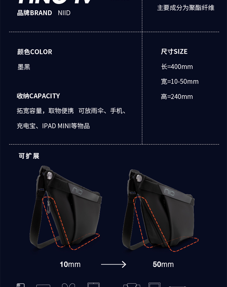 NIID FINO IV chest Bag sling bag for men bag for men sling bag shoulder bag for men body bag for men beltbag for men new 2024 sale bag for school belt bag for women 2024 Shopee Singapore