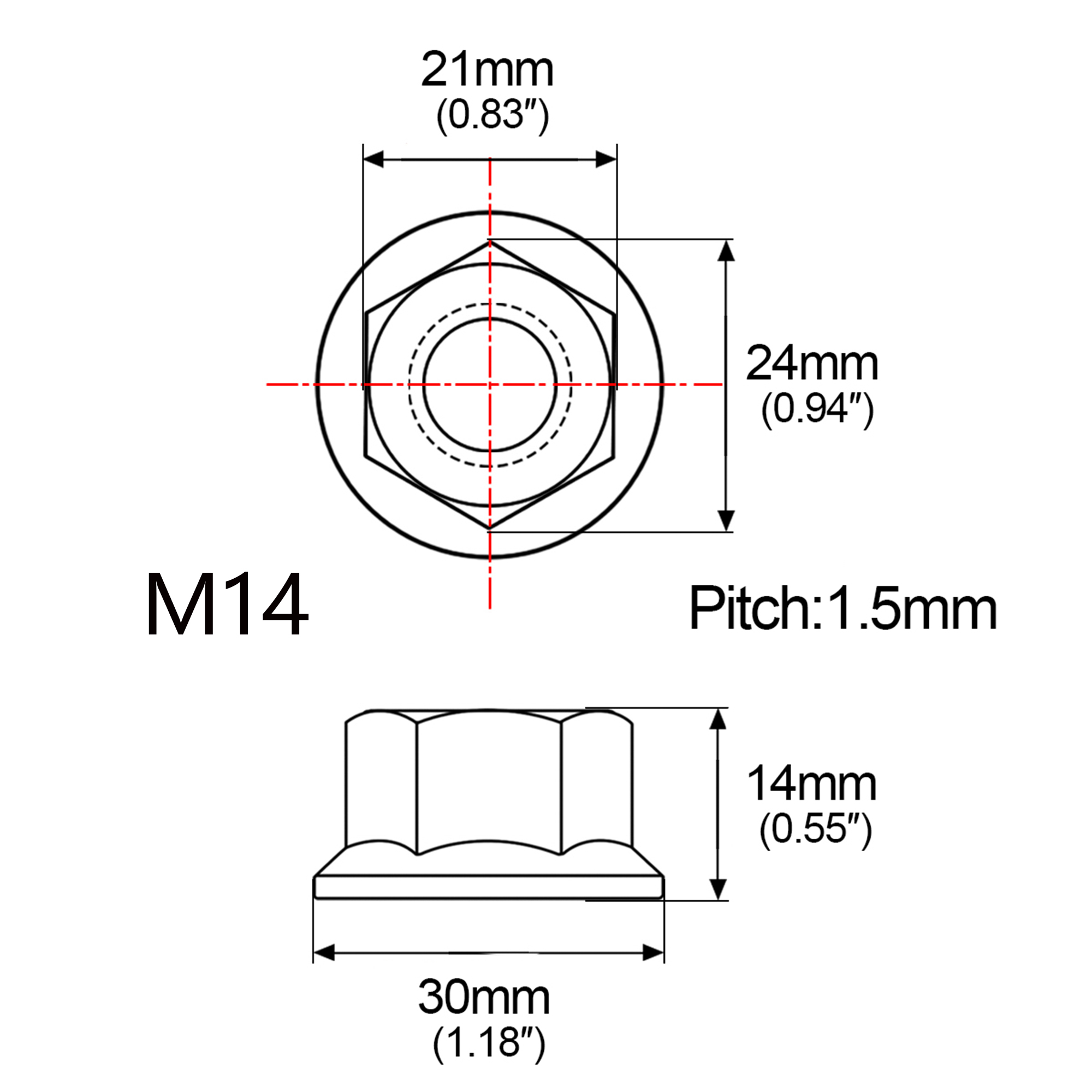 wanyifa-titanium-nuts-m6-m8-m10-m12-m14flange-nylon-lock-nuts-for