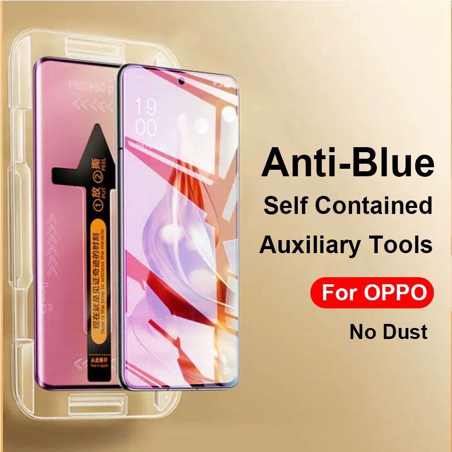 One-click installation Tempered Glass Screen Protector for Oppo Reno 11 ...
