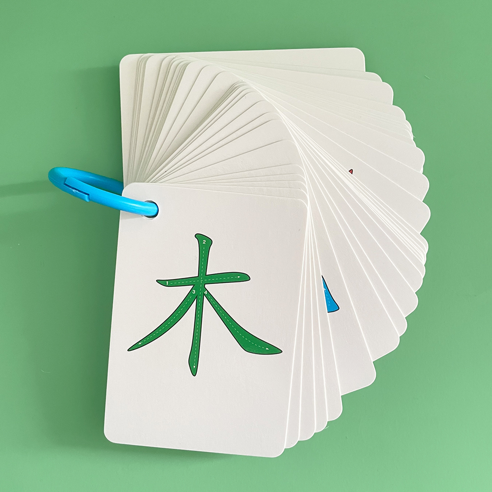 100 Cards Chinese Characters Sight Words Learning Flashcards Mandarin ...