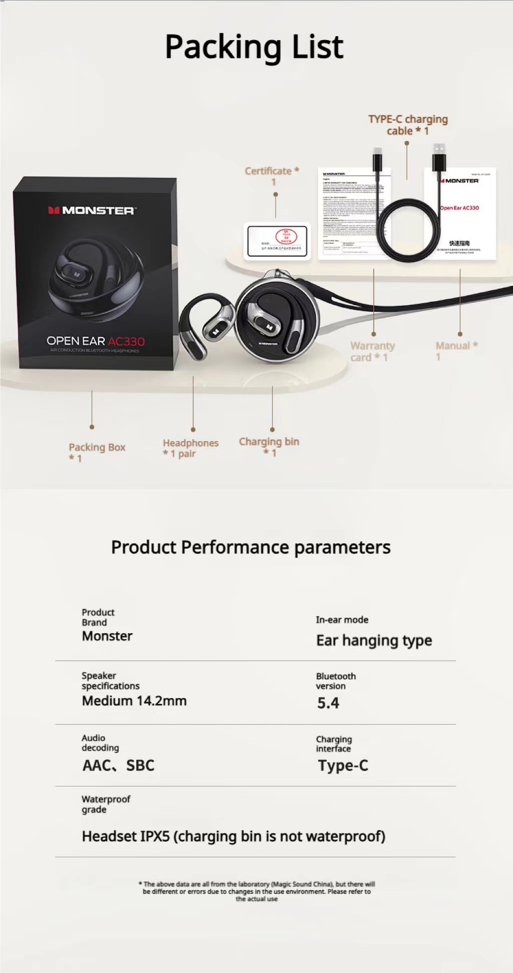 MONSTER OPEN EAR AC330 MANUAL PDF FREE DOWNLOAD visual data 7