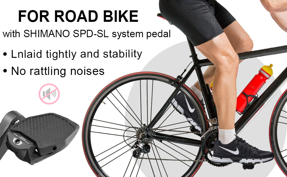 Road Bike Self-locking Clips SPD KEO Road Bike Lock Pedal Converter ...