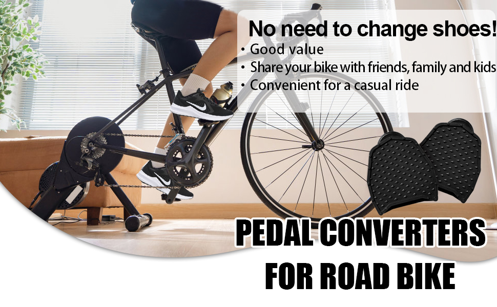 Road Bike Self-locking Clips SPD KEO Road Bike Lock Pedal Converter ...