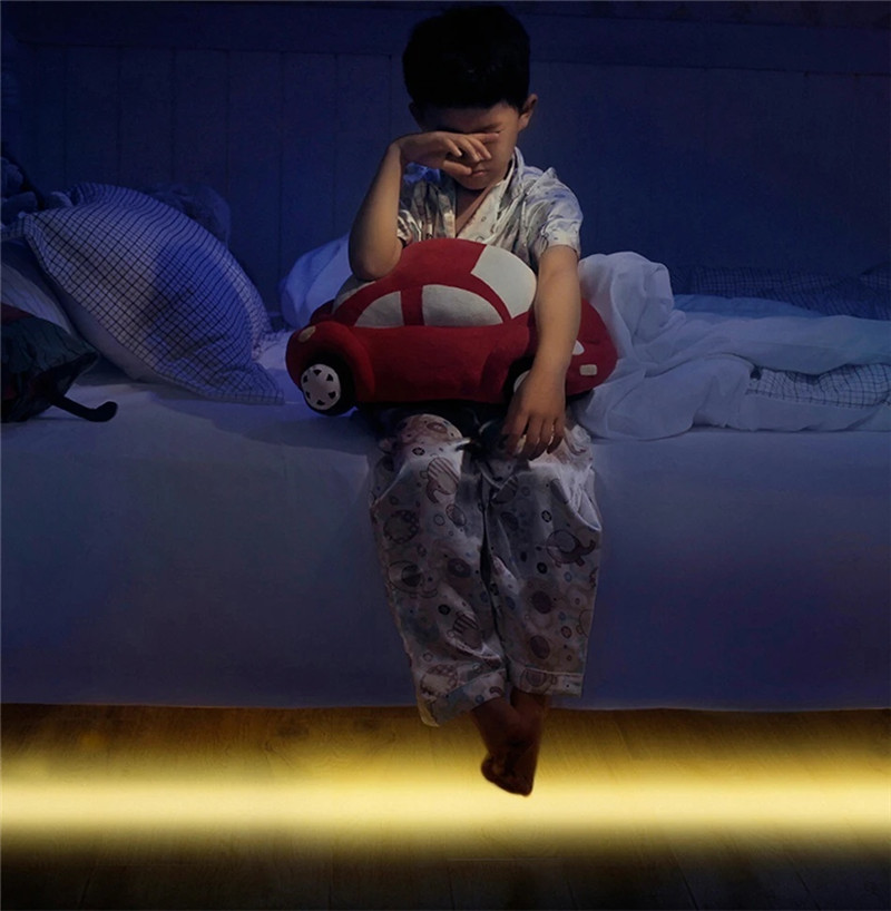 COB LED Strip Light, Motion Activated Light Strip with Adapter, Night ...