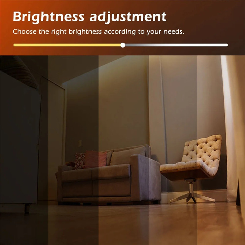 COB LED Strip Light, Motion Activated Light Strip with Adapter, Night ...