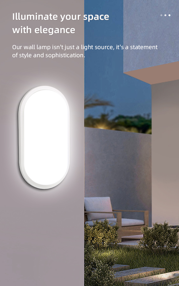 Simple Led Ceiling Light Bathroom Wall Lamp Outdoor White Lighting ...