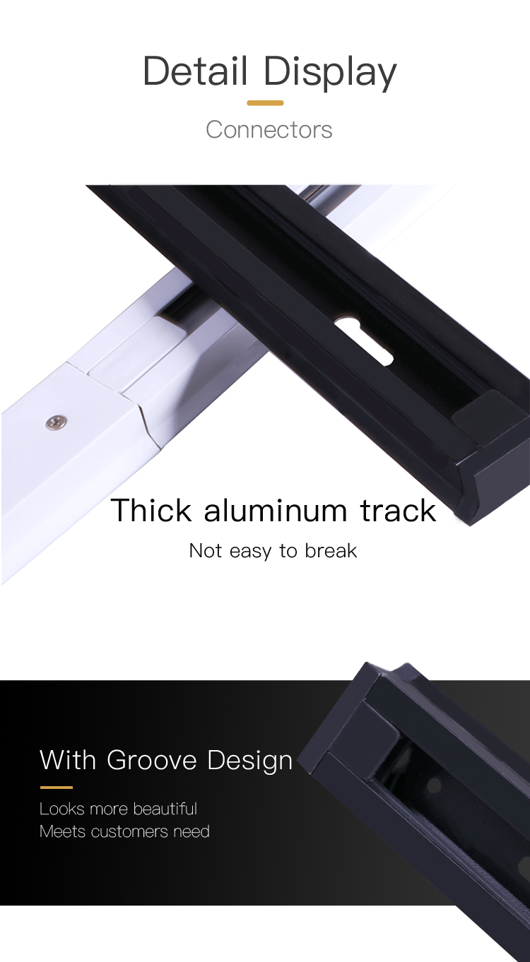 Track Light Rail for Track Light 0.5M 2 Wire Track Light Connector ...