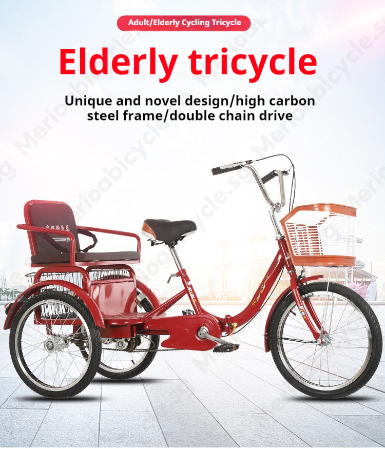 New elderly tricycle, rickshaw, elderly mobility bike, foot pedal ...