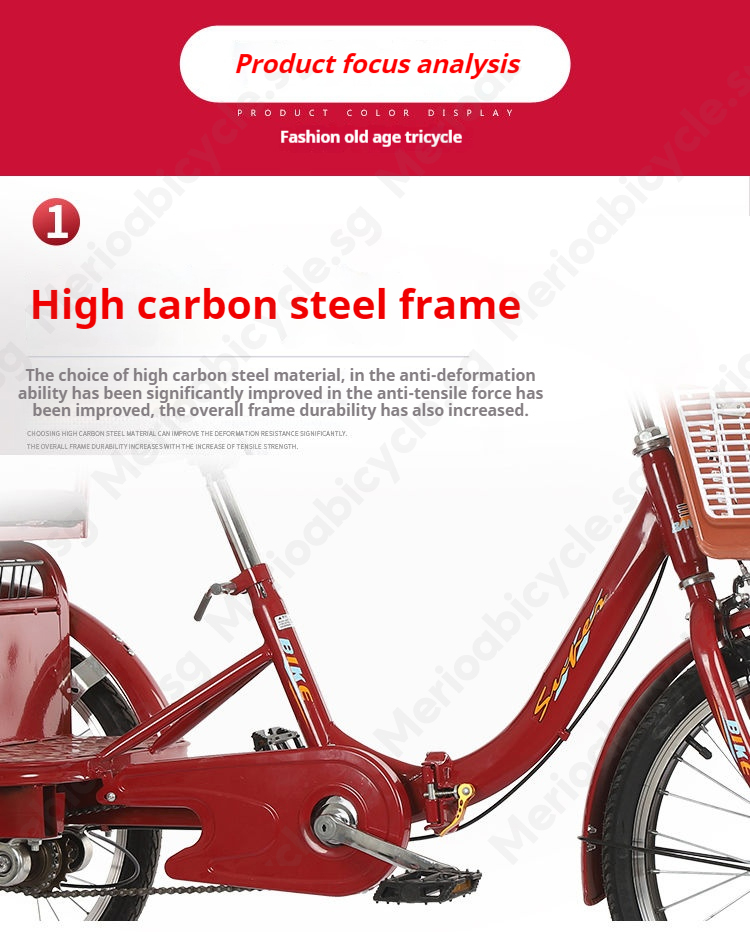 New elderly tricycle, rickshaw, elderly mobility bike, foot pedal ...