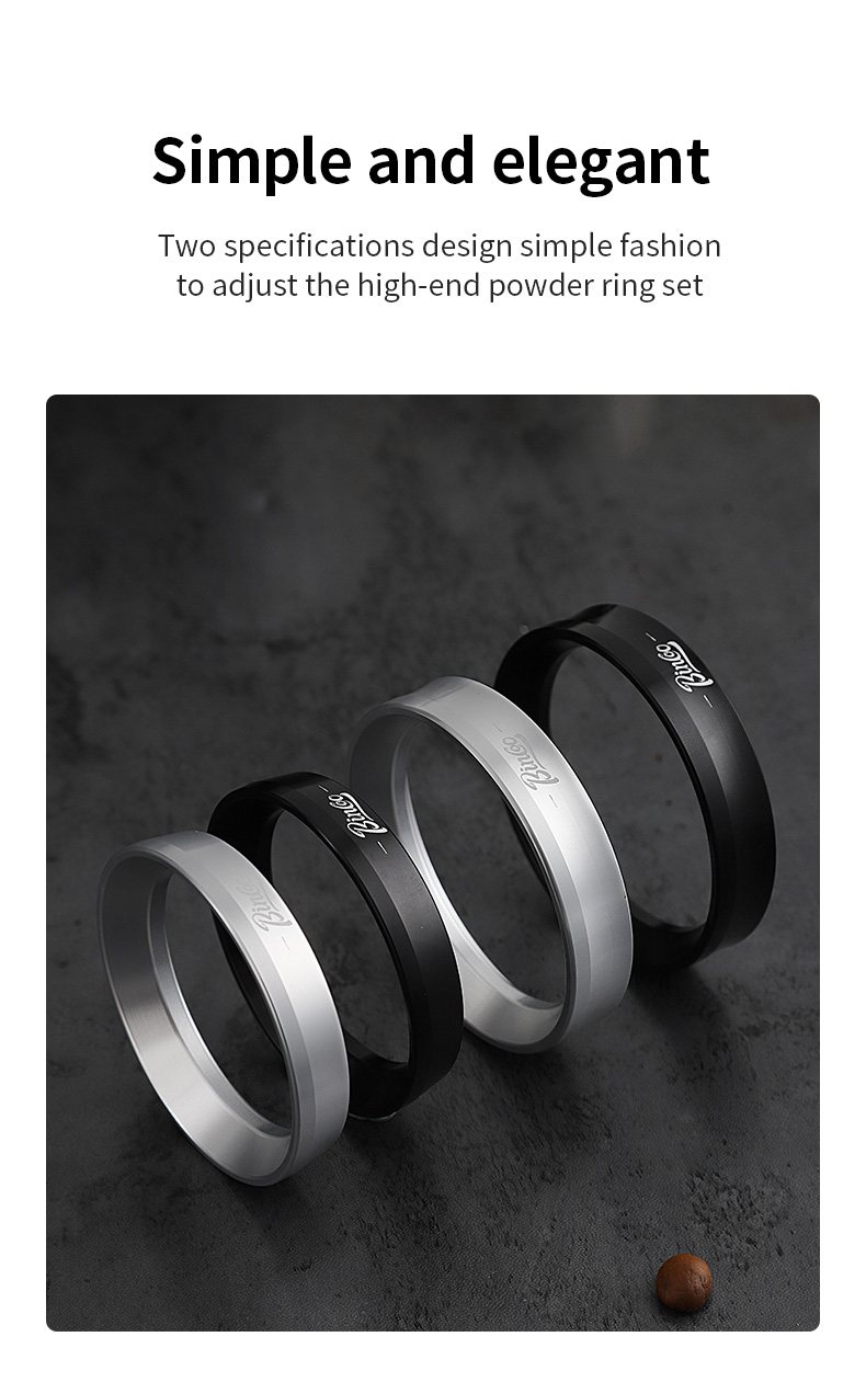 BINCOO Coffee Machine Handle Magnetic Powder Receiving Ring Anti-flying ...