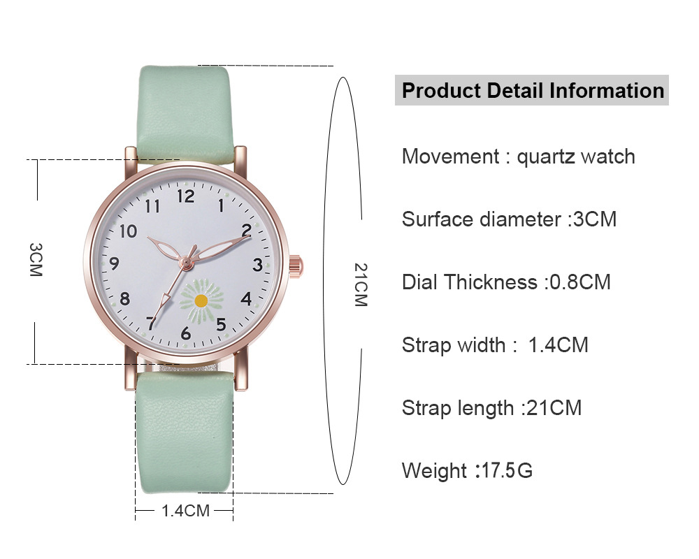 Student Watch New Youth Minimalist Trendy Watch Leather Strap Student ...