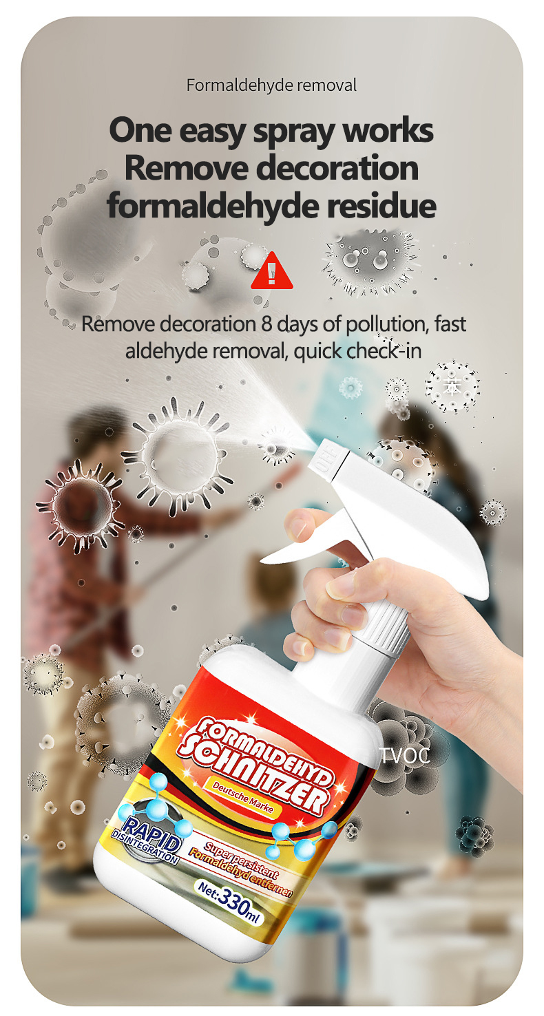【Hot In Japan】Formaldehyde Remover Spray Formaldehyde Purification Air ...