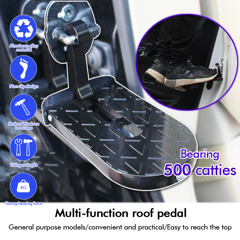 Foldable Car Roof Rack Step Auto Door Step Multifunction Universal ...