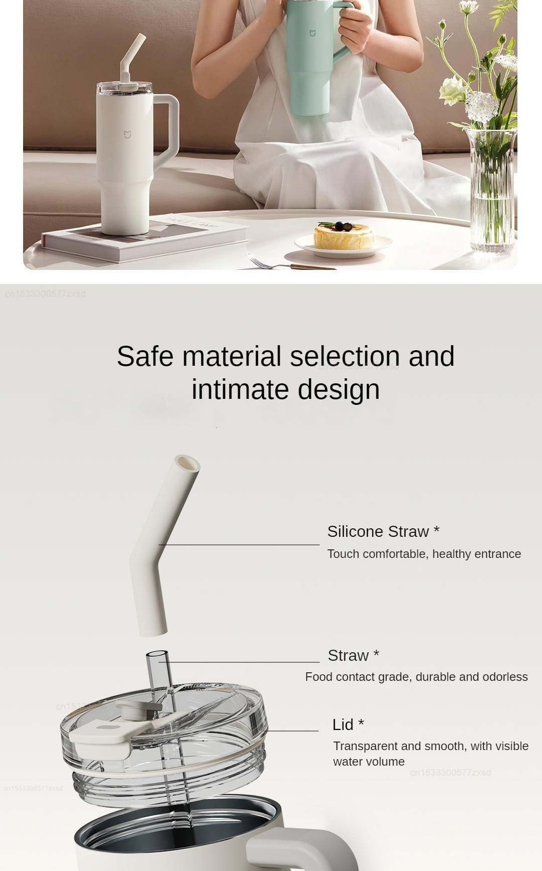 Xiaomi Mijia Straw Cup 1L description image 8