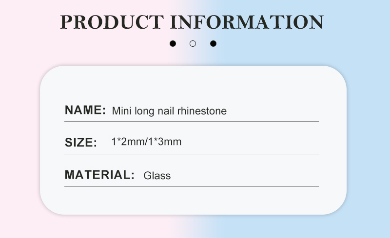 Nail Art Nail Decoration Stickers Rhinestone Crystal Glass Zircon Fine ...