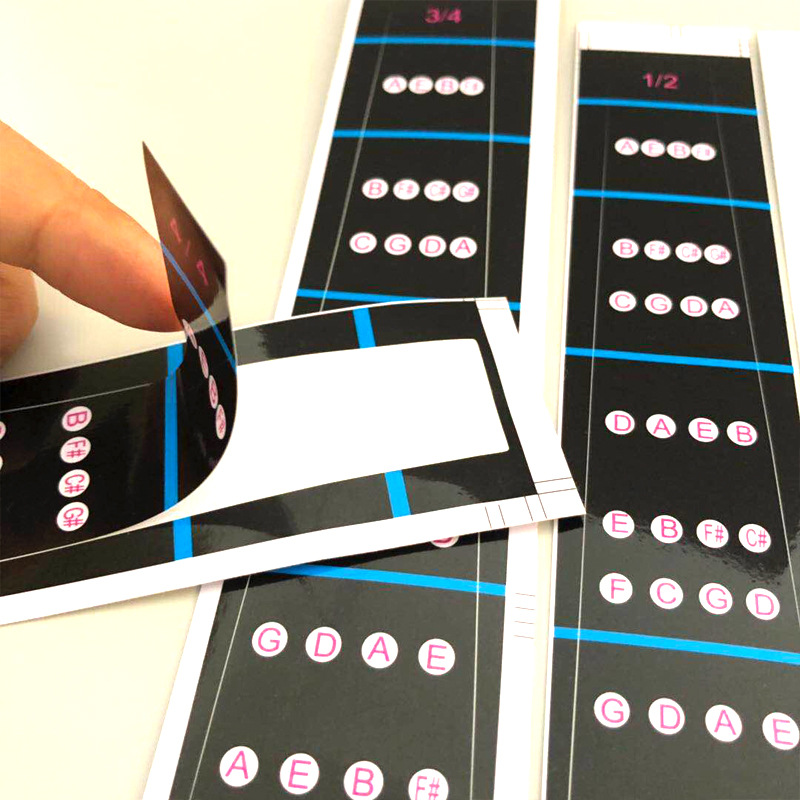 Fingerboard Stickers Violin Pitch Accuracy Stick the Position Sticker ...
