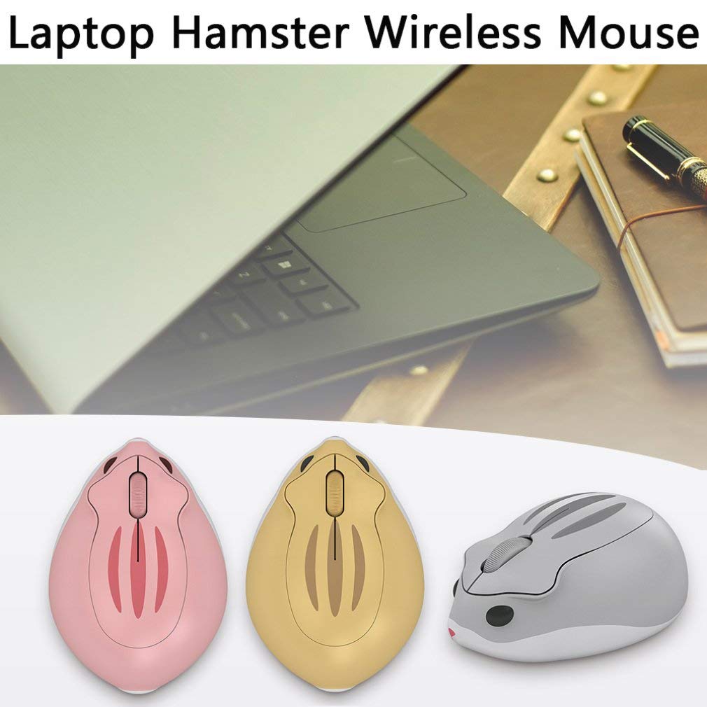 Cute Hamster Design Bluetooth Wireless USB Optical Computer Mini ...