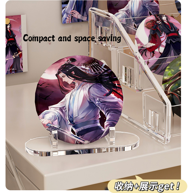 Badge Display Rack Badge Storage Rack Acrylic Bracket Peripheral Card ...