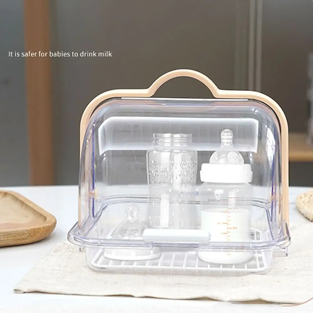 Transparent flip lid storage box Portable sealed bread storage box ...