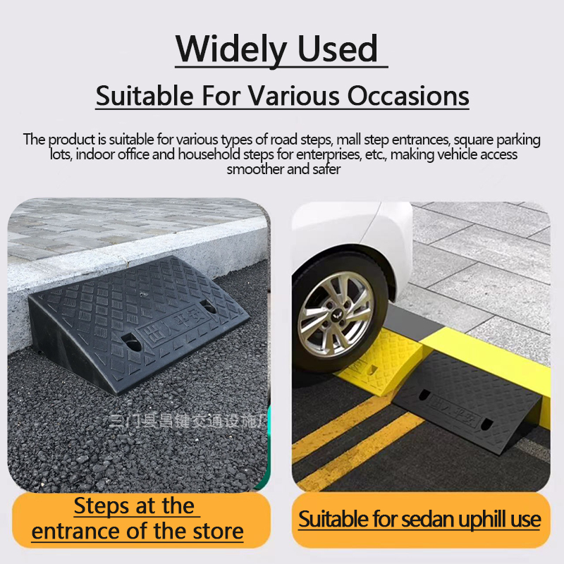 5/9/11/16CM Step Mat Ramp Portable Curb Ramps Heavy Duty Plastic ...