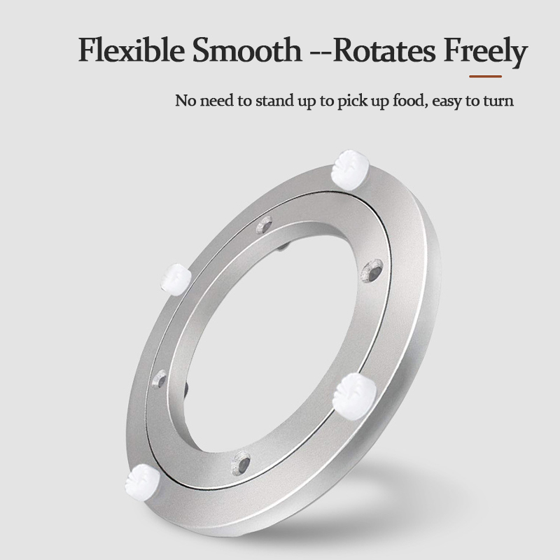 Aluminium Rotating Bearing Turntable Swivel Lazy Susan Dining Turntable ...